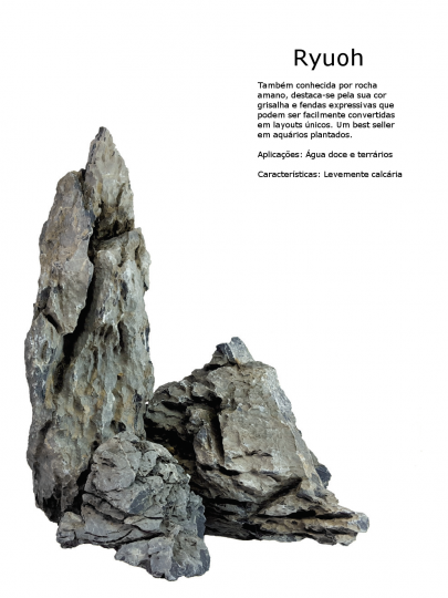 Rocha natural Ryuoh Stone      10 - 20 cm
