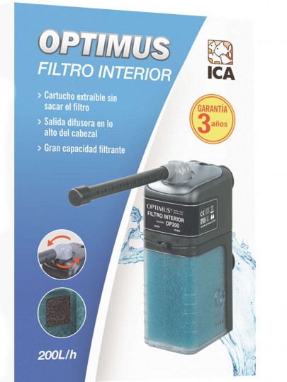 Filtro Interno Optimus 200 50-200 l/h 3.5W