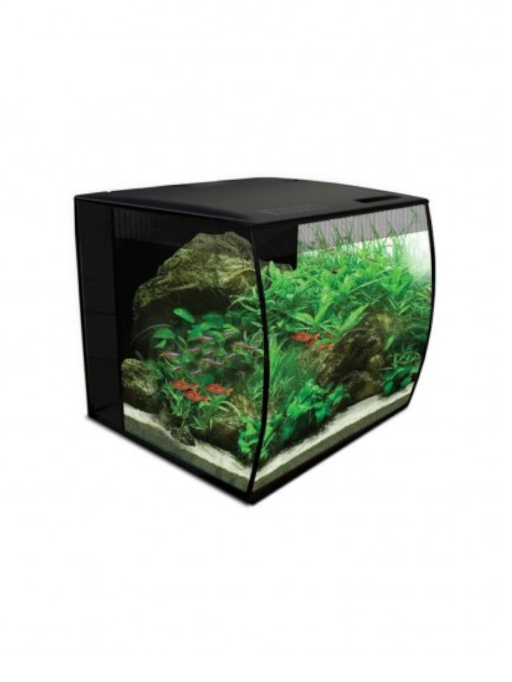 15004 Aquario Fluval Flex 34 litros Preto com LED RGB 7W