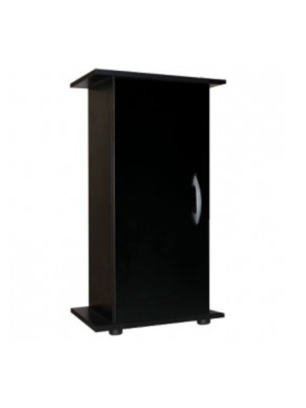 ALR-A600P Movel Preto em Madeira p Aquários 50cm 60cm c 1 Porta (60x30x67)