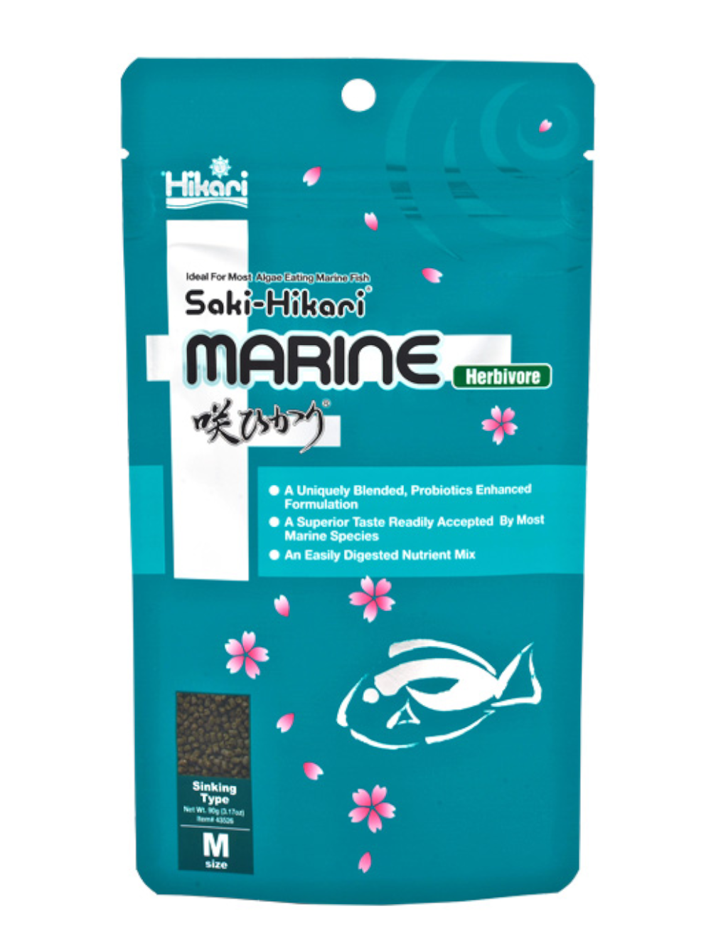 H43526 Hikari saki-hikari marine herbivore 90g