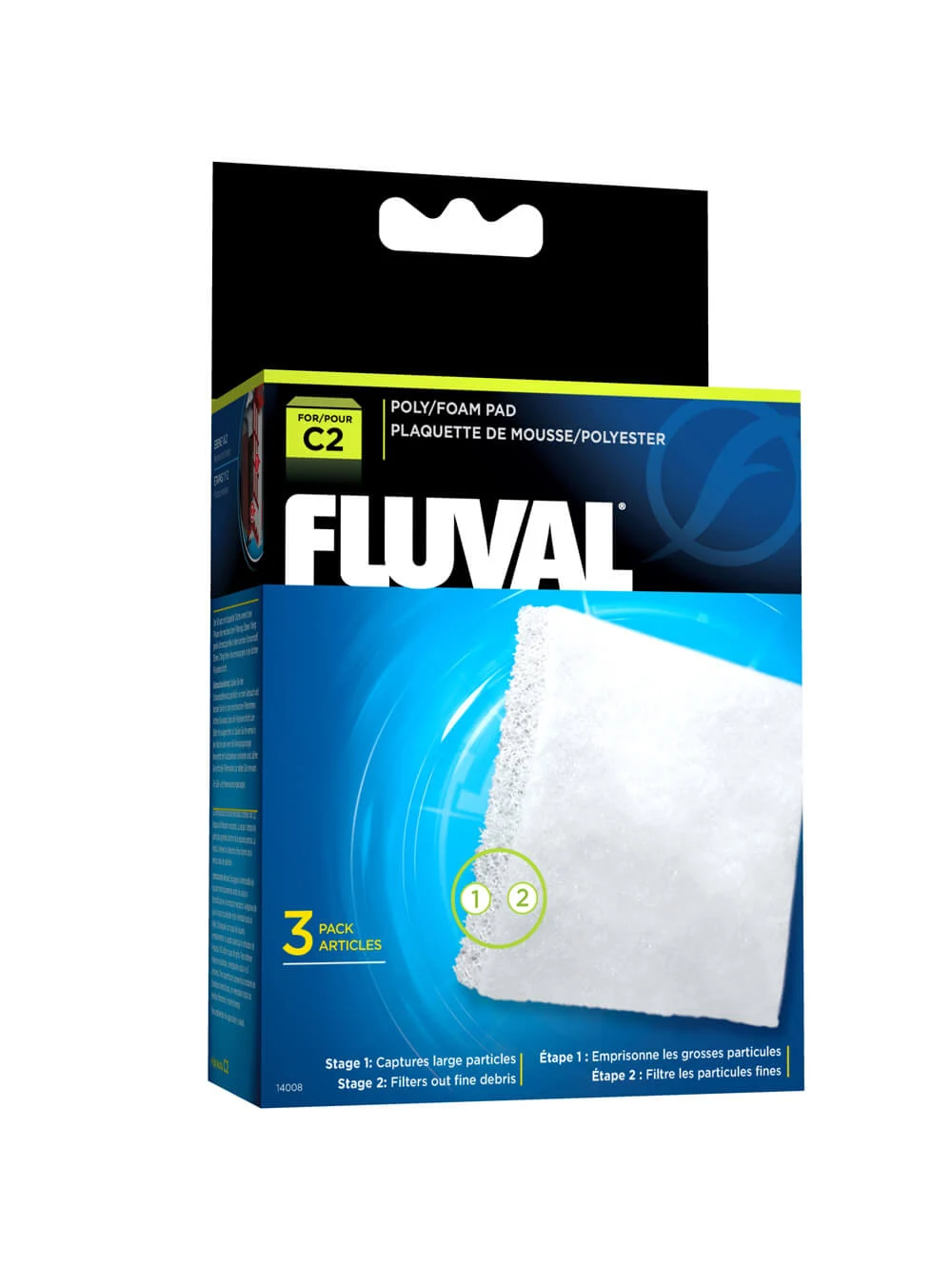 14008 FLUVAL C2 Esponja Fibra fina reposição filtro cascata