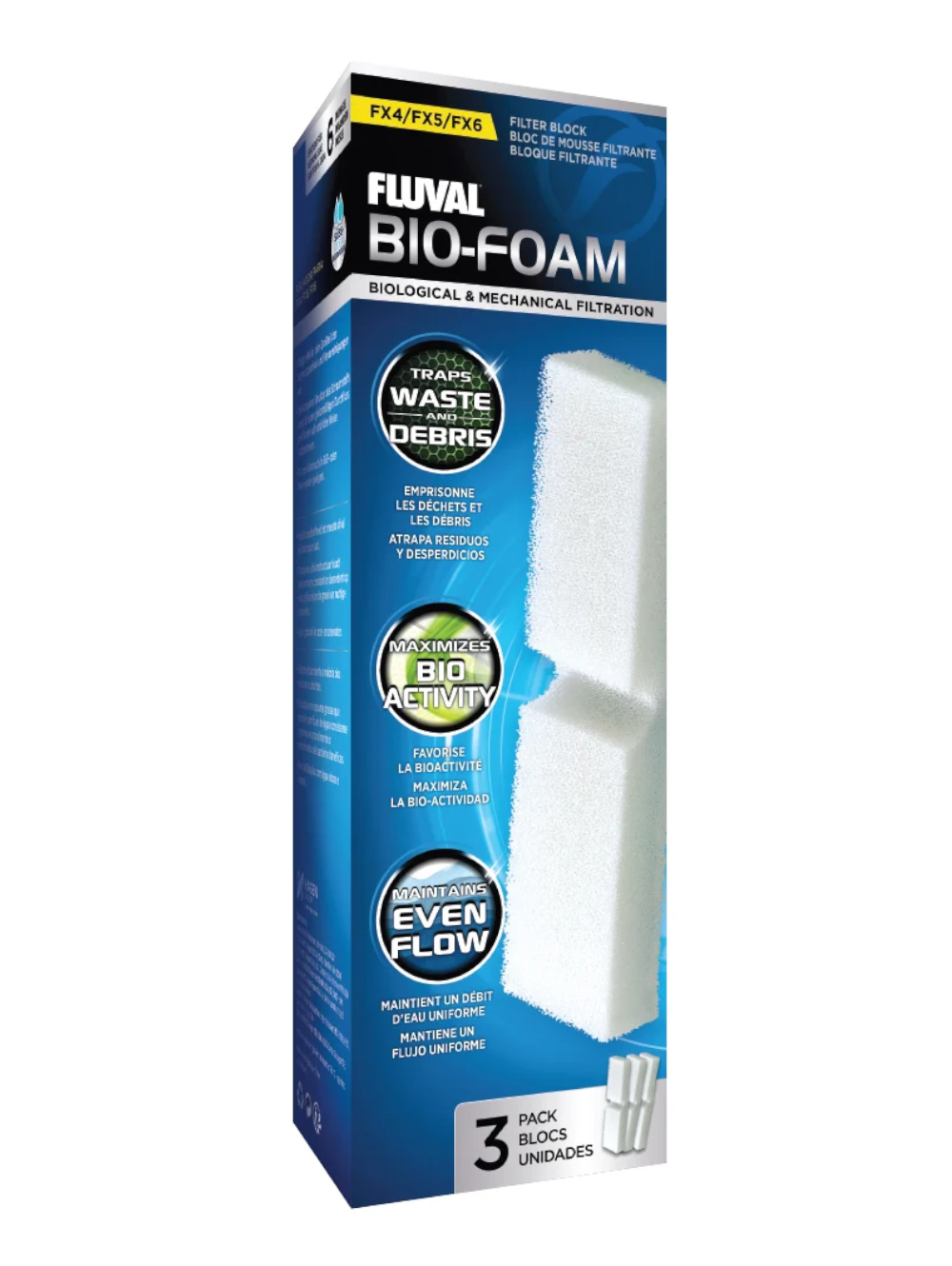 A228 Fluval esponja p Filtro FX5 laterais 3 UN