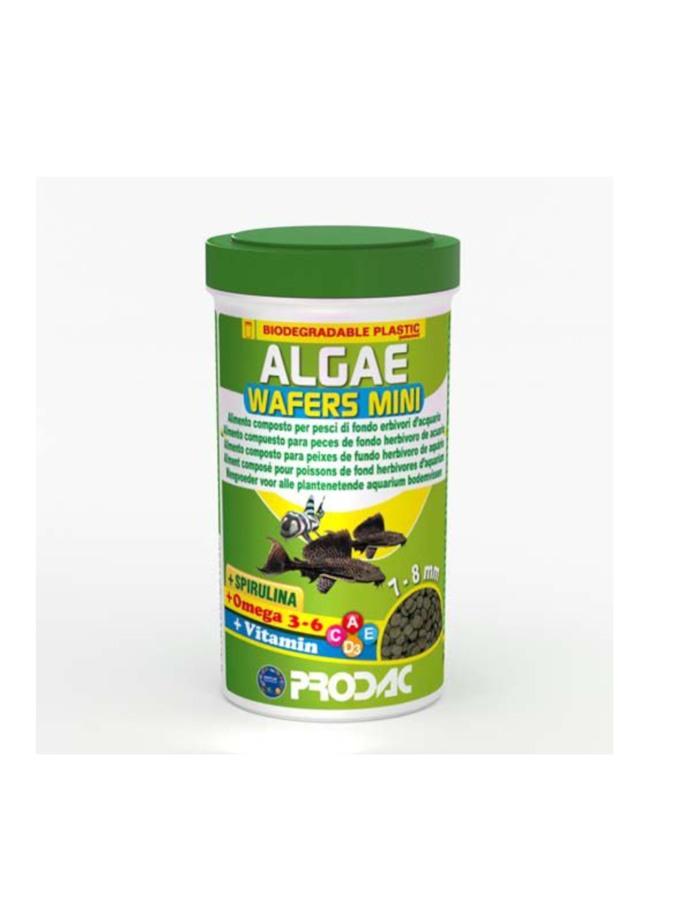 PAW100 PRODAC Algae Wafers Mini Pastilhas 30g-100ml