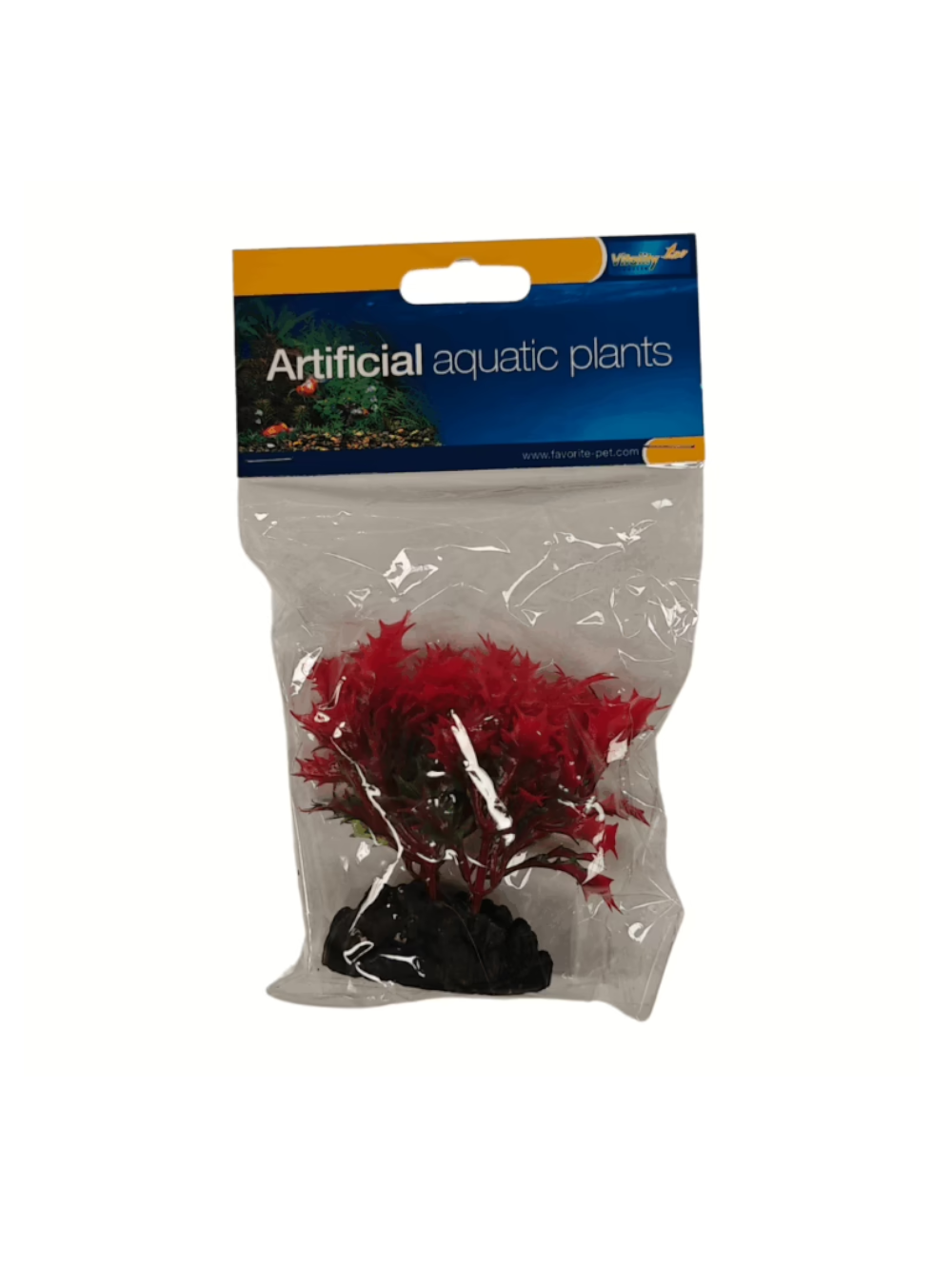 WG102-02GR Planta plastica verde vermelha 10 cm 2