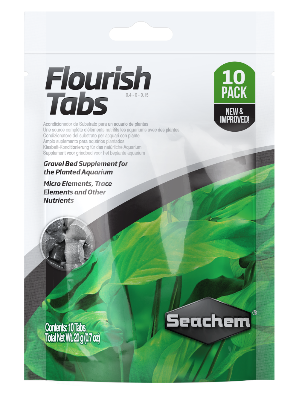 SCH505 SEACHEM Flourish Tabs pack 10