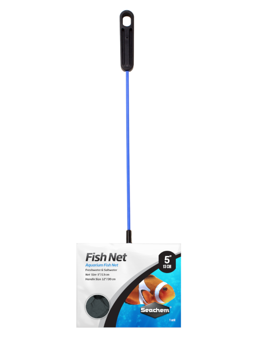 SEA3222 Camaroeiro Seachem malha larga 12,5 cm Cabo longo 50 cm