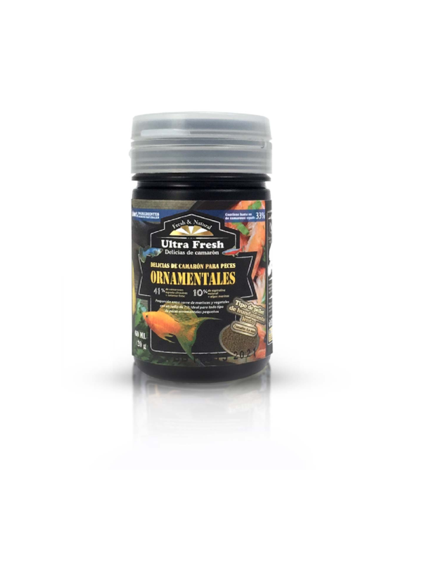 AZOO ULTRA FRESH Delicias de Camarao para peixes ornamentais 60ml