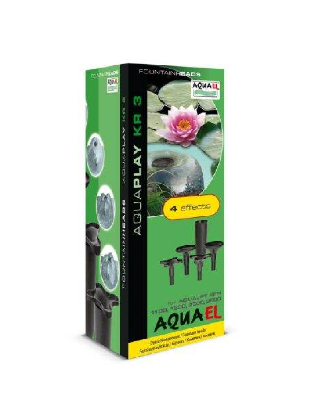 AquaEl Kit Acessorios de Repuxo para pequenos Lagos